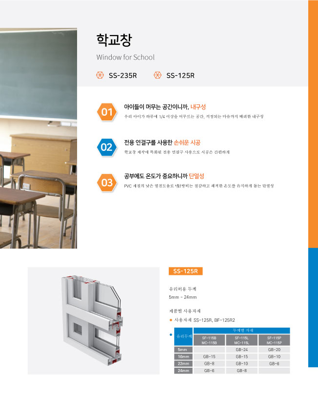 SS-235R 학교창 카다로그